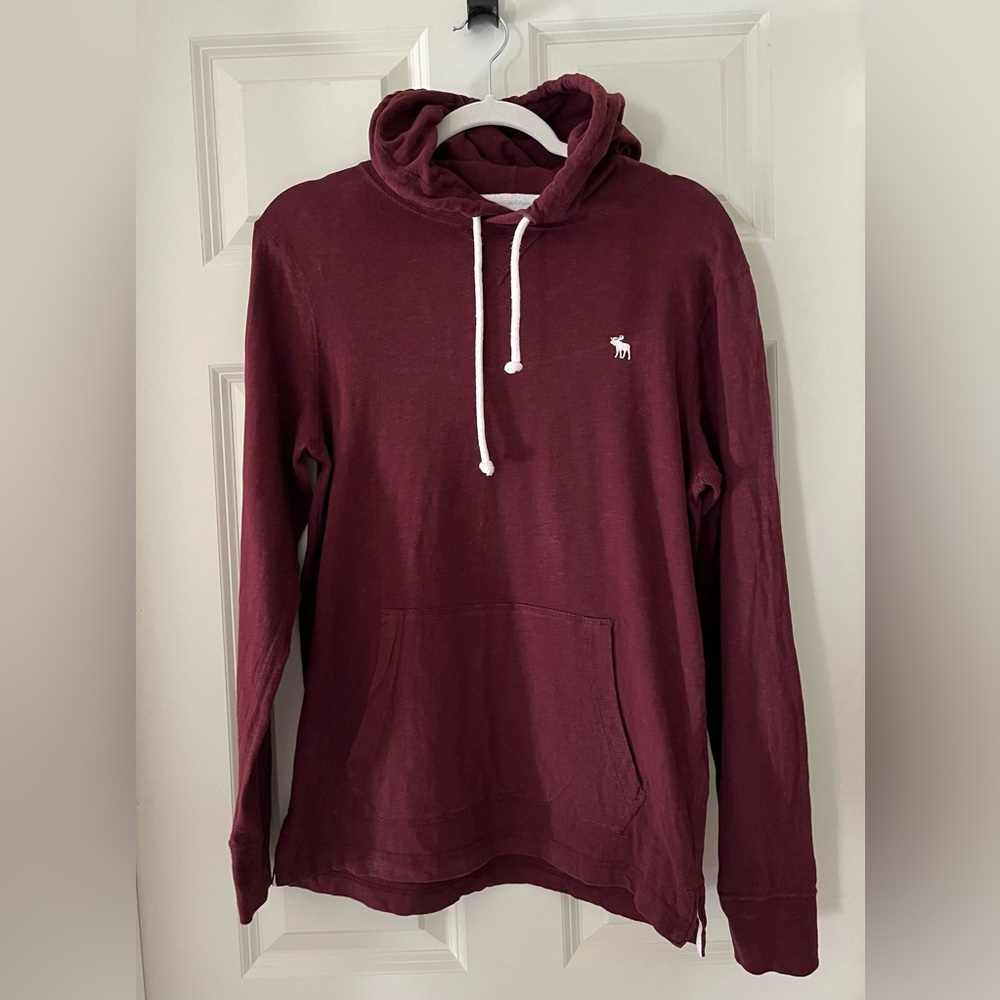 Men’s X-small Abercrombie & Fitch maroon lightweight hoodie